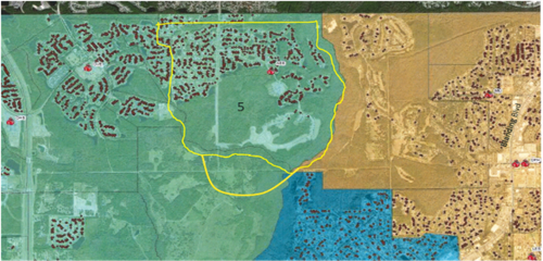 Map of Junior High approved boundary